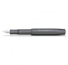 KAWECO ALFP-BR 만년필, M, 미디엄 포인트, 알 스포츠, 브라운, 카트리지 타입