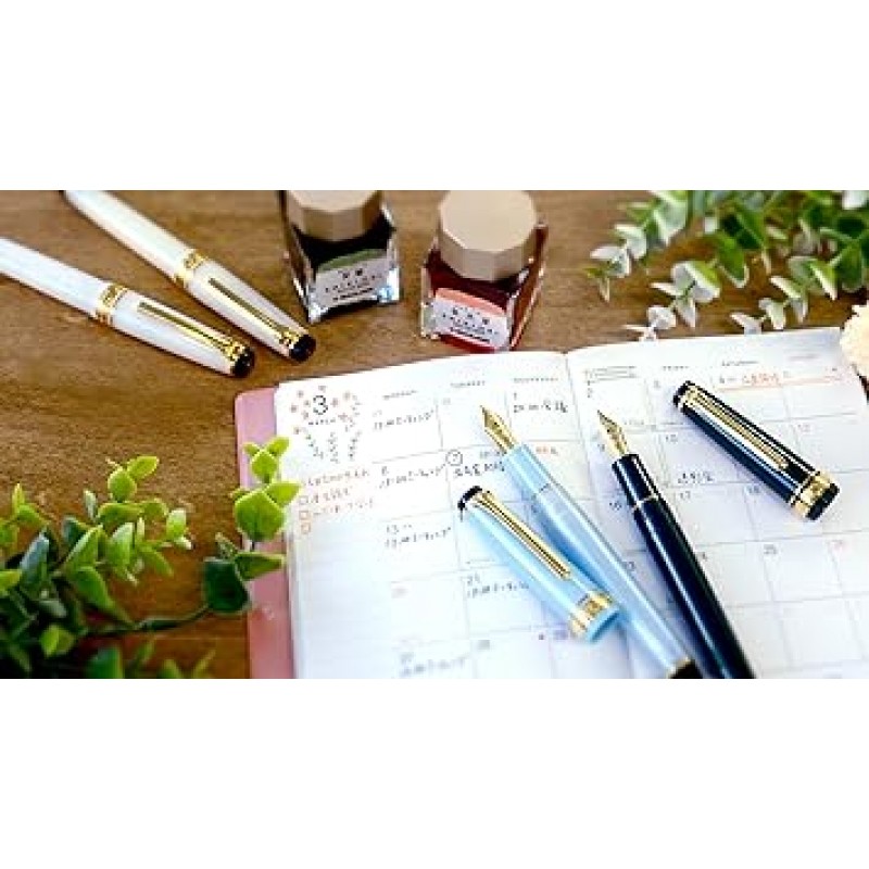 Sailor 11-1224-102 만년필, Four Seasons Weave, Snowmoon Sky Leaves, Manyo, Extra Fine