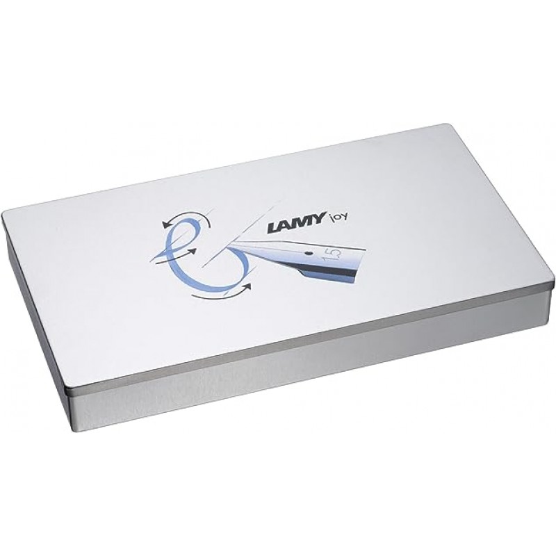 LAMY L11SET 만년필 캘리그래피 세트, 조이 매트 블랙 x 실버 캡, 0.04인치(1.1mm), 0.06인치(1.5mm), 0.07인치(1.9mm)