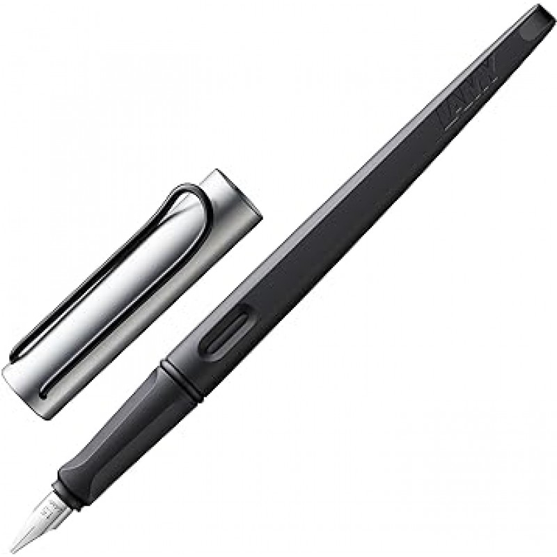 LAMY L11SET 만년필 캘리그래피 세트, 조이 매트 블랙 x 실버 캡, 0.04인치(1.1mm), 0.06인치(1.5mm), 0.07인치(1.9mm)