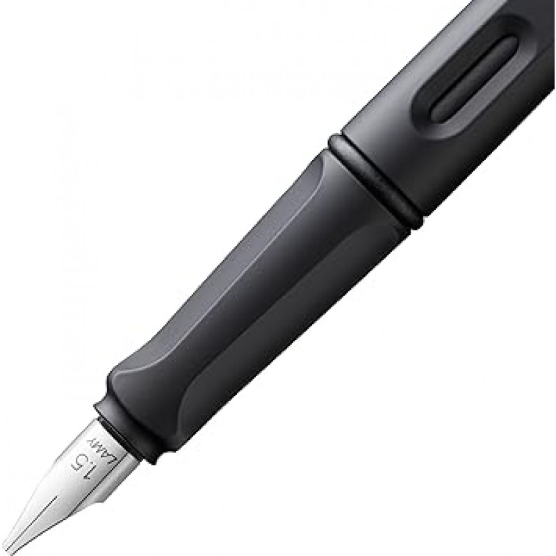 LAMY L11SET 만년필 캘리그래피 세트, 조이 매트 블랙 x 실버 캡, 0.04인치(1.1mm), 0.06인치(1.5mm), 0.07인치(1.9mm)