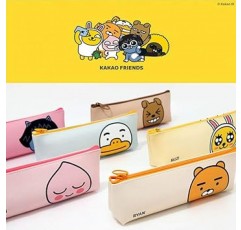 카카오렌즈 미니 삼각필통 6종, 카카오 라이언 어피치 무지튜브 프로도 기본필통, 펜케이스, 심플, 필통, 메이크업파우치, 큐트, 고등학생, 레이디스, 필통, 필통, 걸스, 남성, 소품 ,생일,선물,사무용품,데스크수납,가방,휴대용,귀여운,패션,잡화,사무실,캐릭터,볼펜,멀티컬러,페어블루,핑크,옐로우,스타일리쉬,펜파우치,동물,대한민국,어피치 라이언 너 무지 a PEACH)