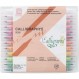 Kuretake MS-3500/24V ZIG MS Calligraphy II 수성 펜, 24색