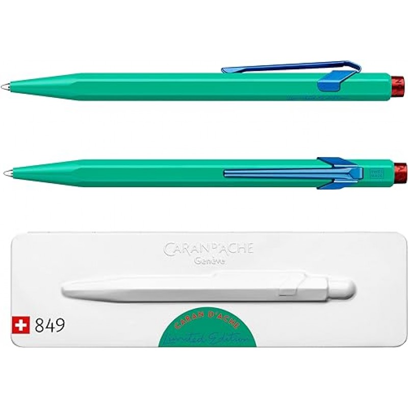 Caran dash 볼펜, 유성, 849 Crème Your Style Edition 2, NF0849-535, Veronese Green Limited Edition