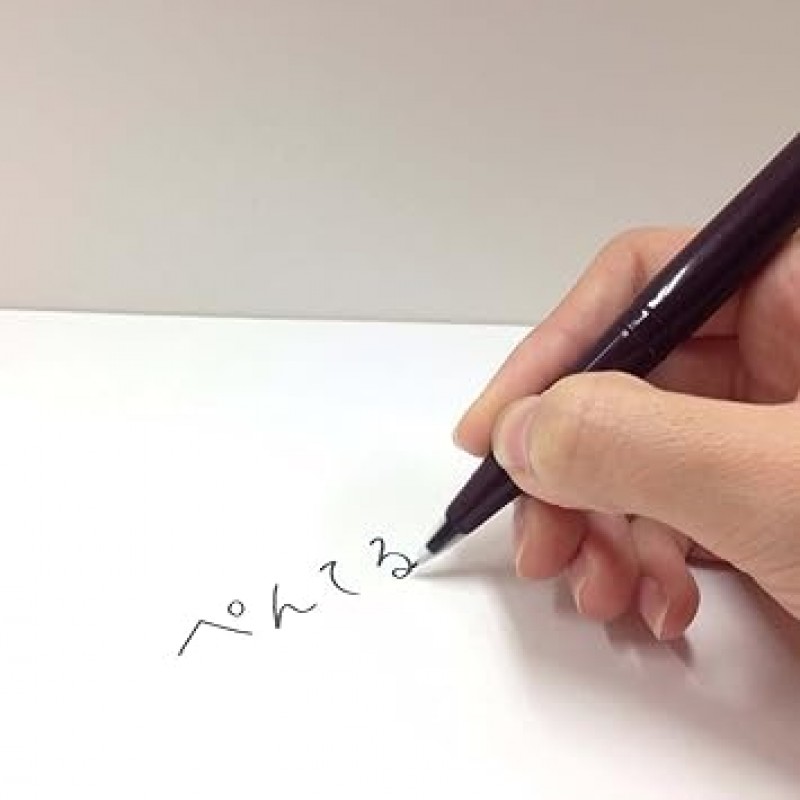 Pentel Plaman JM20-AD 사인펜, 10개 세트, 블랙