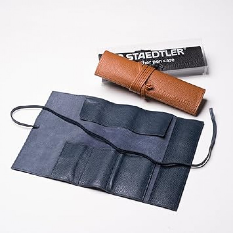 Staedtler 가죽 펜 케이스, nvy