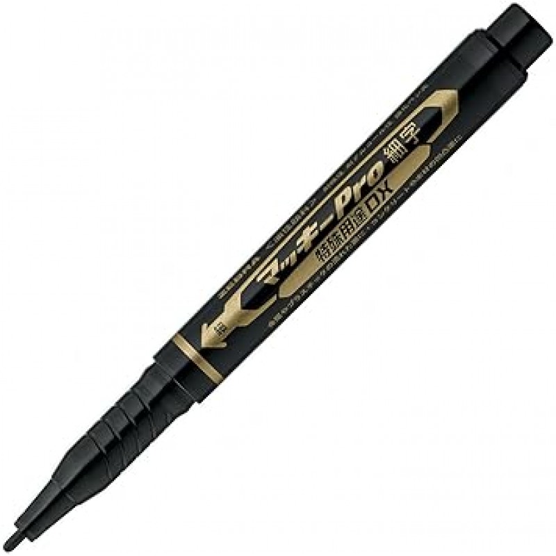 Zebra McKee Pro B-YYSS10-BK 영구 마커, 파인 포인트, 특수 용도 DX, 블랙, 10개