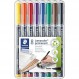 Staedtler 314 WP8 영구 마커, Lumo Color, Bold Write, 8가지 색상