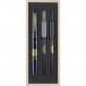 Kuretake ECC115-006 Brush Pen, Letter Pen, Maki-e Monogatari in Paulownia Box, Owl, Navy Shaft