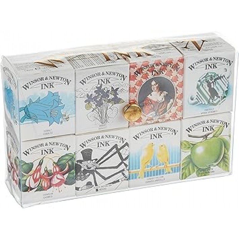 Windsor & Newton 드로잉 잉크 14ML 8C 세트