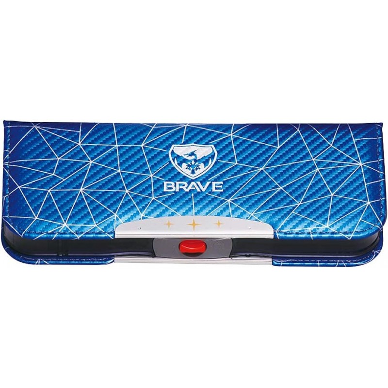 Sonic 펜 케이스 Brave Al Lock 양면 슬림 폴리곤 블루 FD – 8704 – B