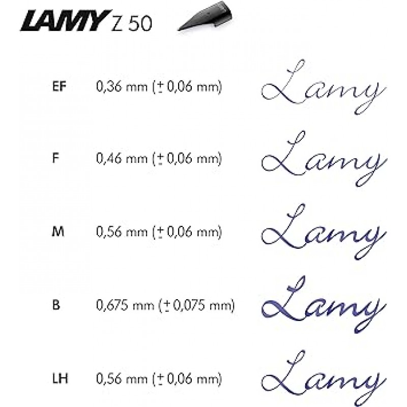 [Lamy/라미] Safari Safari Fountain Pen, Matte Black L17 – LH Nib LH (Left Handed, Medium Letter of about weights) Never Released In Japan [병행수입품]