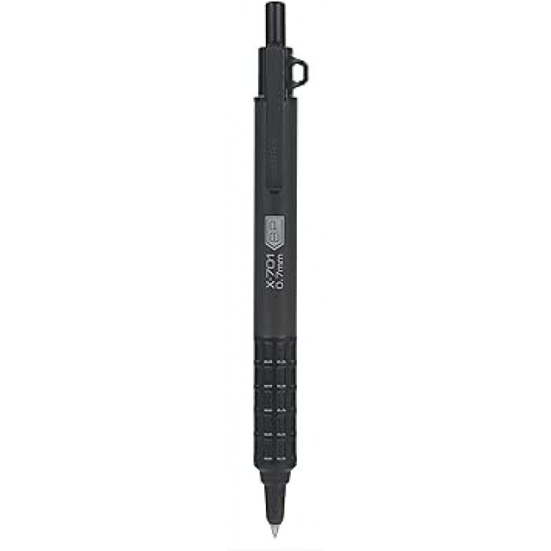 Zebra Pen X-701 택티컬 볼펜 보너스 리필 포함, 파인 포인트, 0.7mm, 검정 잉크, 1피스(29811)