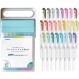 Zebra WFT8-25C-BOX 형광펜, 브러시 펜, 마일드라이너 블러쉬, 25색, 박스 케이스 포함