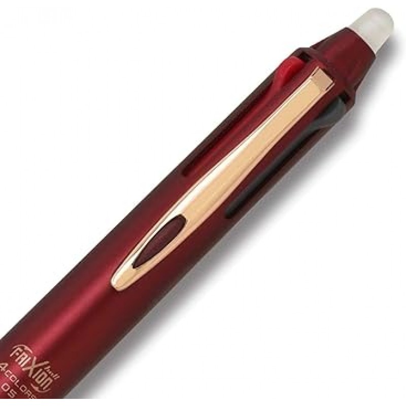 파일럿 복합 필기구 볼펜 검정 0 5mm 빨강 파랑 녹색 Frixion Ball 4 05 Wood lkfb 3 sef Bold bo