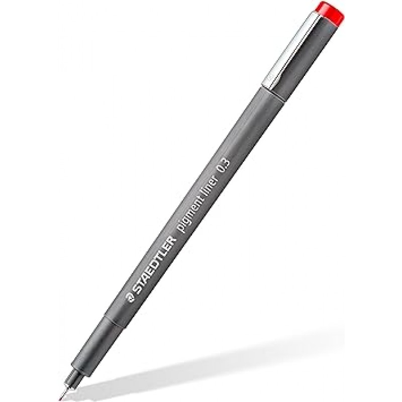 Staedtler 30805-SSB6 수성 펜, 안료 라이너, 선 쓰기 펜, 0.02인치(0.5mm), 6색