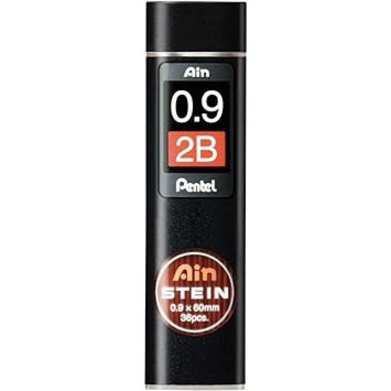 펜텔 샤프 펜슬 리필, Ein Stein 0.9, 2B, C279-2B, 10개