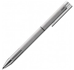 LAMY L606 볼펜, 트윈 펜, 로고, 헤어라인 매트 스테인리스 스틸, 정품 수입