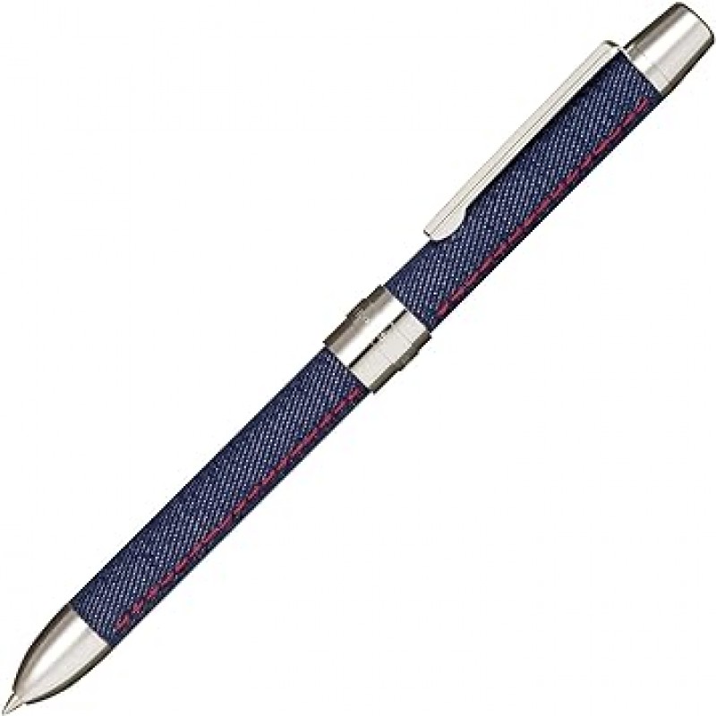 Sailor 160326242 만년필, Multi-Functional Pen, 2 Colors + Sharp, Refino D, Denim Fabric, Indigo