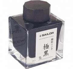 세일러 13-2002-220 만년필, 안료 병 잉크, 50ml(1.7fl oz), 울트라 블랙