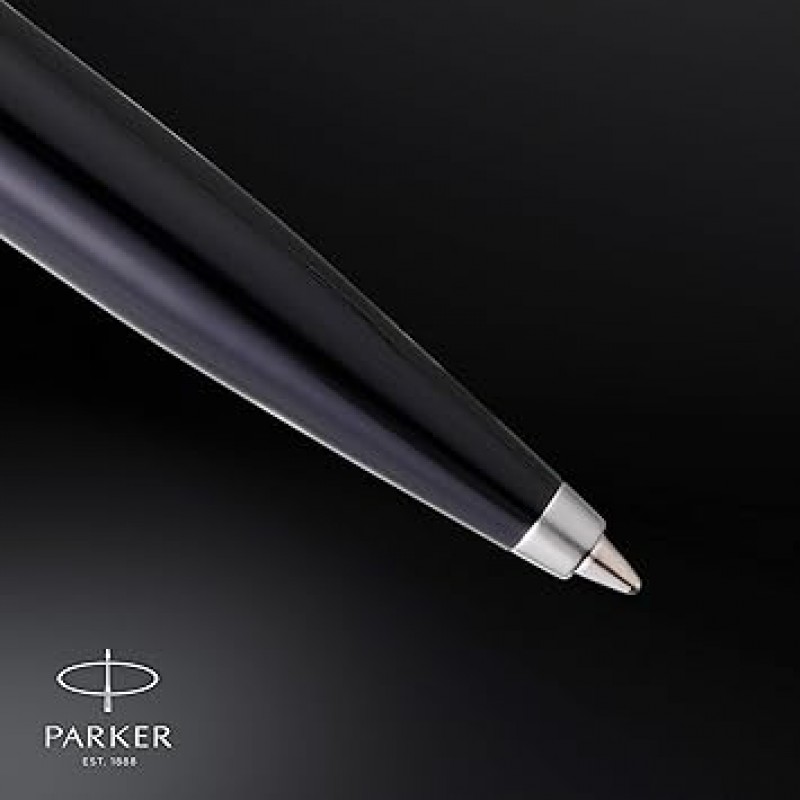 Parker 2123495Z 공식 Parker 51 Ballpoint Pen, Medium Point, Premium Brand, Gift, Black CT, Palladium Finish, 정품 수입품