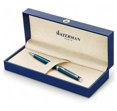 WATERMAN S0947090 유성 볼펜, 메트로폴리탄 에센셜 메탈릭 블루 CT