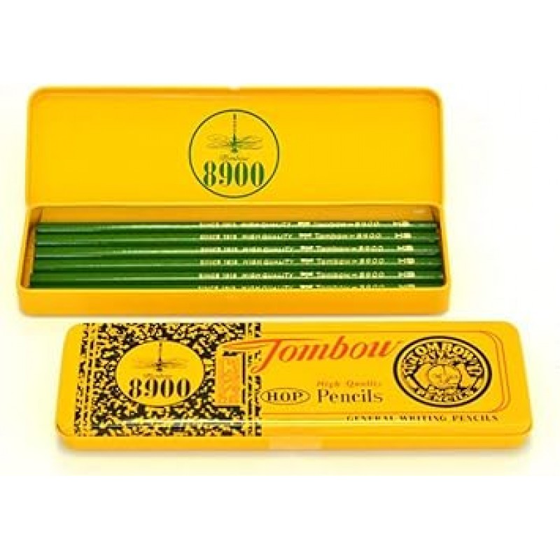 Tombow Pencils HB [8900 넘버 70주년 캔 케이스 독점] 8900HBG70