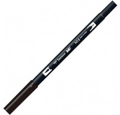 Tombow Pencil AB-TN15-6P 듀얼 브러시 펜, 블랙, 6개