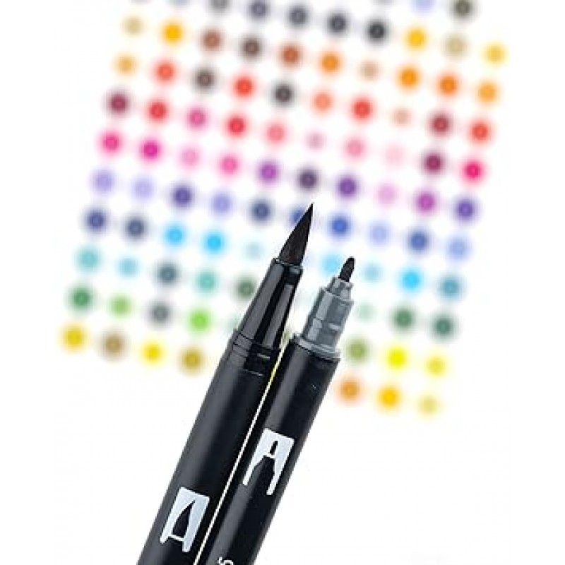 Tombow 그레이 스케일 듀얼 브러시 펜, 멀티 – 색상 by Tombow