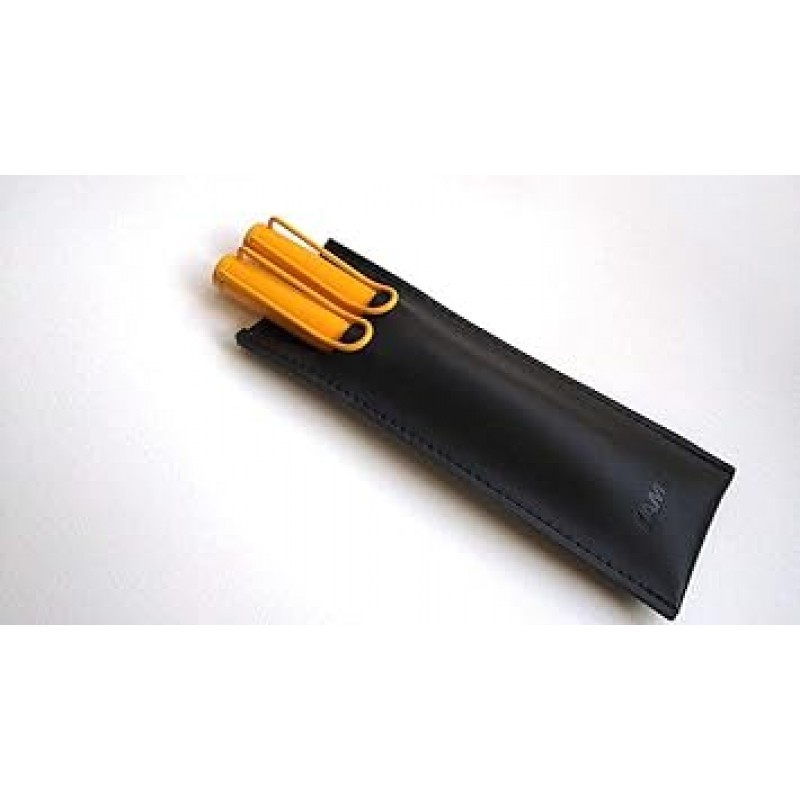 LAMY L21MG-EF-L321MG-gift 2020 한정색 만년필 EF 울트라 파인포인트(겸용) / 롤러볼펜 [망고] 가죽 펜 케이스 선물용 박스 포함