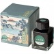 TACCIA TFPI-WD42-3 Fountain Pen Ink, Water-Based Dye, Ukiyo-e Ink, Katsushika Hokusai, Rust Green