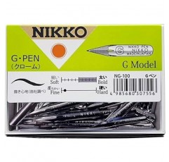 Tachikawa Pin Seisakusho NG100 Nikko Nib, NG Pen, Pack of 100