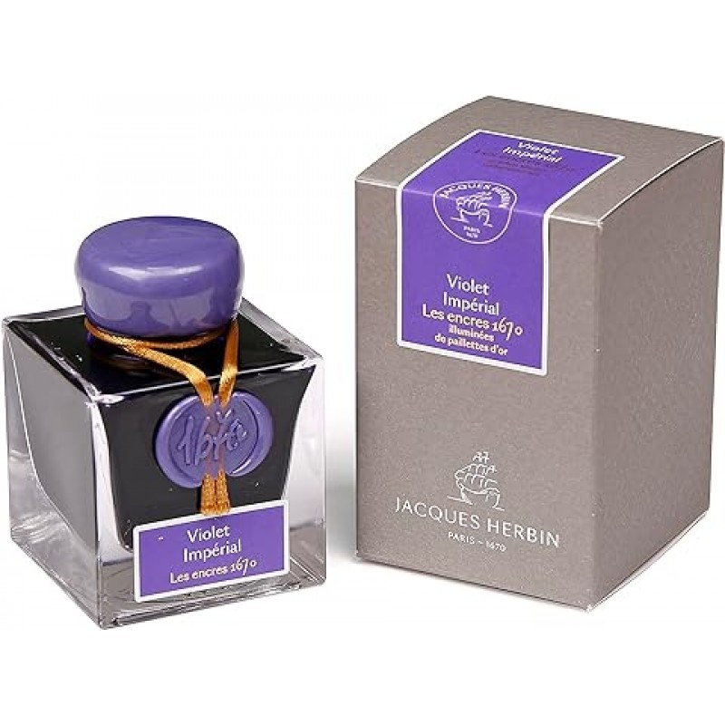 Erban Jack Elban Hbj15076 기념일 잉크, 1670, 1.7 fl oz(50 ml), 금 입자 포함, Viore Imperial