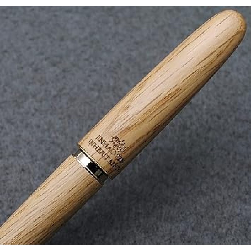 JINHAO 9036 천연 나무 만년필 수제 잉크 펜 (세자 0.5 mm 오크 우드)