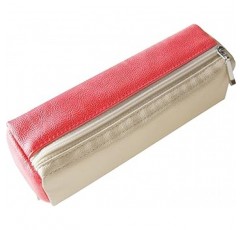 se-ra-Pen Case desukuderi 002 37 – 1502 – 231 핑크/화이트 인조 가죽