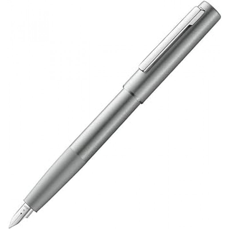 LAMY L77OS-F 만년필, F, 파인 포인트, 이온, 올리브 실버, 겸용 타입, 정품 수입