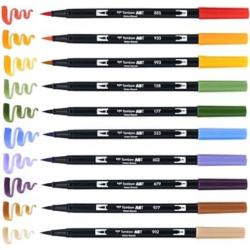 Tombow Dual Brush Pens 10/Pkg – 2차(병행수입품)