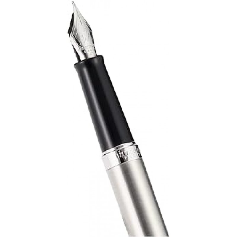 Waterman CT S2259172 만년필, F 파인 포인트, 메트로폴리탄, 에센셜 스테인리스 스틸