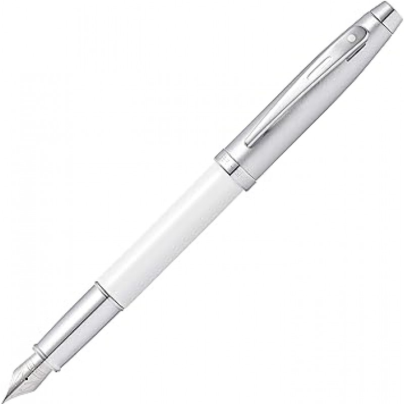 Sheaffer N0932440 시리즈 만년필, 흰색, 펜촉:F