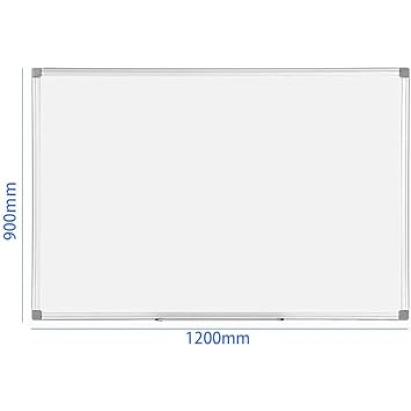 화이트보드, 시간 관리 달력, 47.2인치(1200mm), 35.4인치(900mm), 화이트보드, 벽걸이형, 양면, 자력강함, 벽걸이형, 알루미늄 합금 격자무늬, 탈착식 펜 트레이, 쉽게 지우기, 홈 메모 보드 , 시간표 규칙, 온라인 회의, 수업, 주간 플래너, 화이트보드, 벽걸이, 90 x 120cm(35.4 x 47.2인치)