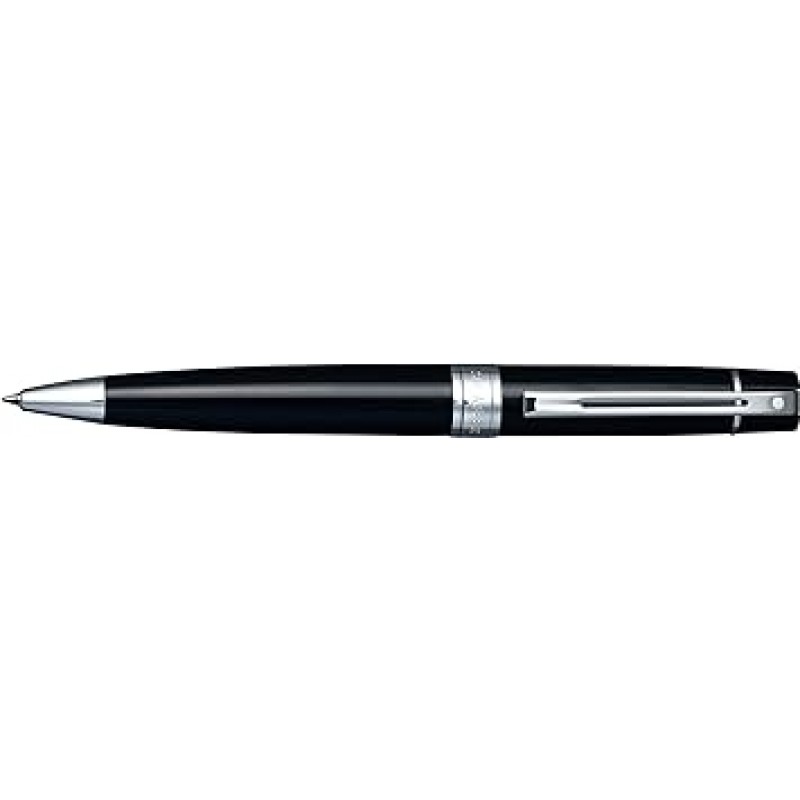 Sheaffer 100 만년필 니켈 트림 파인 포인트 펜촉