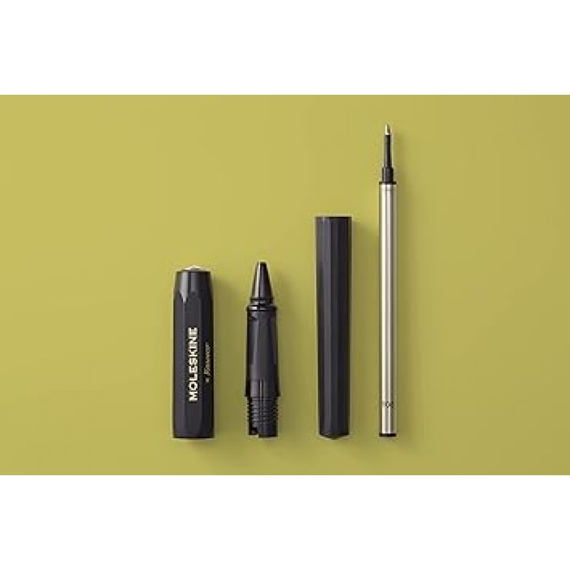 Moleskine Pen 0.7mm Moleskine x Caveco 스탠다드 선물 세트 볼펜 - 블랙