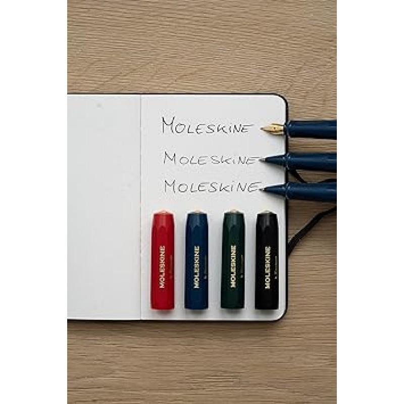 Moleskine Pen 0.7mm Moleskine x Caveco 스탠다드 선물 세트 볼펜 - 블랙