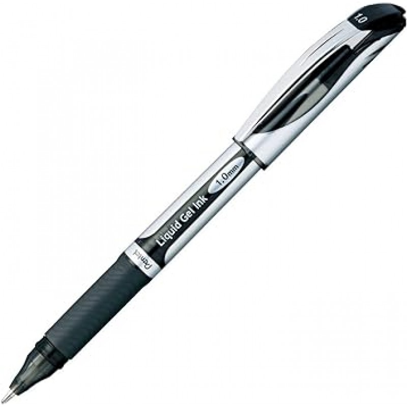 Pentel BL60-A EnerGel 잉크 볼펜, 검정, 10개입