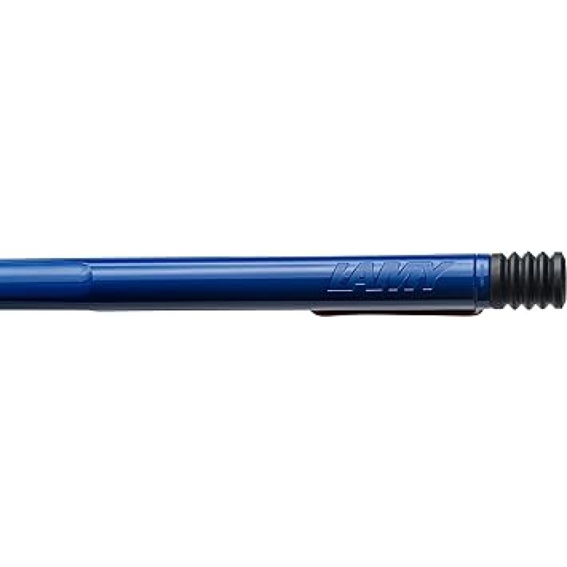 LAMY L214R 사파리 볼펜, 유성, 블루 레드 클립, 한정판