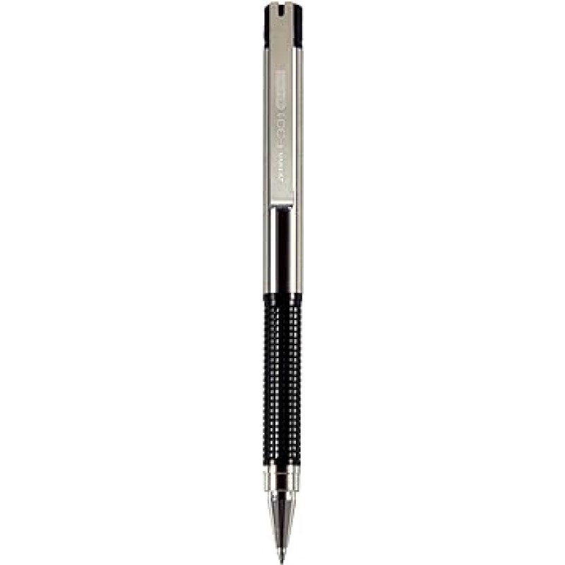 Zebra f-301 컴팩트 볼펜, 0.7 MM, 블랙, 2팩(27412) Zebra Pen 제작