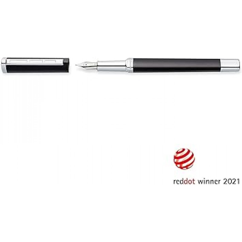 Staedtler 474 M09-3 Triplus 만년필, 블랙, 미디엄 포인트, M, 삼각형 샤프트