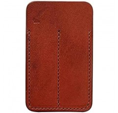 Wake Stationery Original Tochigi Leather 일본산 천연가죽 만년필 카트리지 케이스 롱타입용 브라운