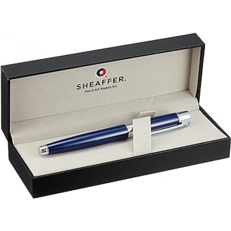 SHEAFFER SGC9328PN-M 300 만년필, M, 미디엄 포인트, 유광 블루