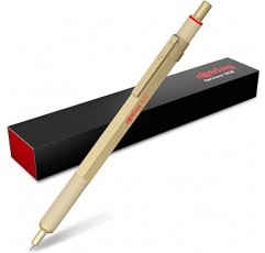 ROTRING 2183911 600 유성 볼펜, 중형, 중형, 개폐식, 명품브랜드, 선물용, 골드